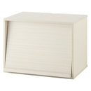 [ 幅60cm ] キューブボックス型テレビ台 テレビ台 ローボード おしゃれ キューブボックス キャビネット 収納 木製 北欧 引き出し 大容量 A4 フラップ扉 リビング 幅60 奥行40 高さ45 白 茶 ぼん家具