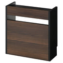 ルーター収納ボックス〔小〕 ルーターボックス 可動棚 小型 ケーブル 配線 電源タップ 収納 薄型 木目調 ぼん家具