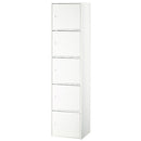 扉付き収納ボックス カラーボックス 収納ボックス 本棚 扉付き スリム 大容量 おしゃれ 収納ボックス コミックラック 木製 隙間収納 幅40cm a4 棚 漫画 ハイタイプ ぼん家具