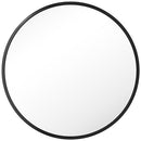 壁掛けラウンドミラー 壁掛け鏡 ウォールミラー ミラー 丸型 壁掛け 40cm おしゃれ ゴールド 丸ミラー 壁 吊り下げ 姿見 玄関 大きめ アルミフレーム 飛散防止 フック付き ぼん家具