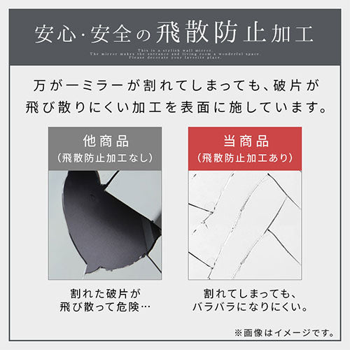 壁掛けラウンドミラー