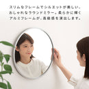 壁掛けラウンドミラー 壁掛け鏡 ウォールミラー ミラー 丸型 壁掛け 40cm おしゃれ ゴールド 丸ミラー 壁 吊り下げ 姿見 玄関 大きめ アルミフレーム 飛散防止 フック付き ぼん家具