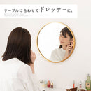 壁掛けラウンドミラー 壁掛け鏡 ウォールミラー ミラー 丸型 壁掛け 40cm おしゃれ ゴールド 丸ミラー 壁 吊り下げ 姿見 玄関 大きめ アルミフレーム 飛散防止 フック付き ぼん家具