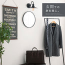 壁掛けラウンドミラー 壁掛け鏡 ウォールミラー ミラー 丸型 壁掛け 40cm おしゃれ ゴールド 丸ミラー 壁 吊り下げ 姿見 玄関 大きめ アルミフレーム 飛散防止 フック付き ぼん家具