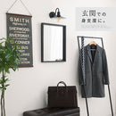壁掛けミラー ウォールミラー 鏡 壁掛け おしゃれ 壁掛けミラー 北欧 姿見 大きめ 木製フレーム 天然木 軽量 幅45 高さ60 飛散防止 洗面 玄関 アンティーク モダン ぼん家具