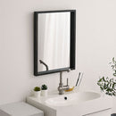 壁掛けミラー ウォールミラー 鏡 壁掛け おしゃれ 壁掛けミラー 北欧 姿見 大きめ 木製フレーム 天然木 軽量 幅45 高さ60 飛散防止 洗面 玄関 アンティーク モダン ぼん家具