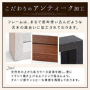 壁掛けミラー ウォールミラー 鏡 壁掛け おしゃれ 壁掛けミラー 北欧 姿見 大きめ 木製フレーム 天然木 軽量 幅45 高さ60 飛散防止 洗面 玄関 アンティーク モダン ぼん家具