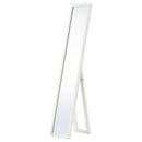 スタンドミラー〔幅23cm〕 姿見 全身鏡 スタンドミラー 全身 姿見鏡  おしゃれ 鏡 コンパクト ウッド ミラー 賃貸 スタンド鏡 玄関 かがみ 折りたたみ 飛散防止 キッズミラー ぼん家具