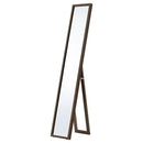 スタンドミラー〔幅23cm〕 姿見 全身鏡 スタンドミラー 全身 姿見鏡  おしゃれ 鏡 コンパクト ウッド ミラー 賃貸 スタンド鏡 玄関 かがみ 折りたたみ 飛散防止 キッズミラー ぼん家具