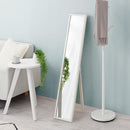 スタンドミラー〔幅23cm〕 姿見 全身鏡 スタンドミラー 全身 姿見鏡  おしゃれ 鏡 コンパクト ウッド ミラー 賃貸 スタンド鏡 玄関 かがみ 折りたたみ 飛散防止 キッズミラー ぼん家具