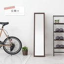 スタンドミラー〔幅27cm〕 スタンドミラー 姿見鏡 全身ミラー おしゃれ 鏡 コンパクト ウッド ミラー 姿見 賃貸 スタンド鏡 玄関 かがみ 折りたたみ 飛散防止 キッズミラー ぼん家具