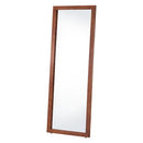 ウッドフレームミラー 姿見 全身ミラー 大型鏡 立て掛け アンティーク調 木製フレーム 全身鏡 おしゃれ 約 幅60 高さ160 大型ミラー スリム 飛散防止 大きい 鏡 賃貸 ぼん家具