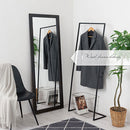 ウッドフレームミラー 姿見 全身ミラー 大型鏡 立て掛け アンティーク調 木製フレーム 全身鏡 おしゃれ 約 幅60 高さ160 大型ミラー スリム 飛散防止 大きい 鏡 賃貸 ぼん家具