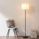 フロアライト シェード 円 照明 フロアライト おしゃれ 間接照明 スタンドライト LED シンプル ライト スタンド 紐スイッチ リビング 寝室 北欧テイスト コンセント式 ぼん家具