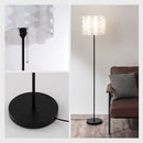 フロアライト シェード 円 照明 フロアライト おしゃれ 間接照明 スタンドライト LED シンプル ライト スタンド 紐スイッチ リビング 寝室 北欧テイスト コンセント式 ぼん家具