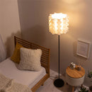 フロアライト シェード 円 照明 フロアライト おしゃれ 間接照明 スタンドライト LED シンプル ライト スタンド 紐スイッチ リビング 寝室 北欧テイスト コンセント式 ぼん家具