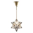 ペンダントライト 1灯 ガラス 星型 ペンダントライト ダイニングライト キッチンライト 星 ガラス 真鍮 内玄関 ライト 照明 吹き抜け キッチン照明 シンプル アンティーク noji ノジー ぼん家具