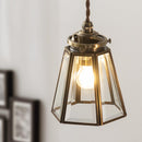 ペンダントライト 1灯 ガラス ペンダントライト 照明 ライト ガラス 真鍮 おしゃれ LED ペンダントランプ アンティーク レトロ 小型 フロストガラス ガラスシェード noji ノジー ぼん家具