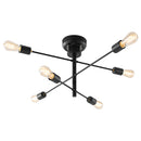 シーリングライト 6灯 シャンデリア シーリングライト LED おしゃれ 照明器具 天井照明 リビング照明 8畳 10畳 6灯 多灯 口金 e26 北欧 真鍮 メッキ アーム可動式 アンティーク ぼん家具