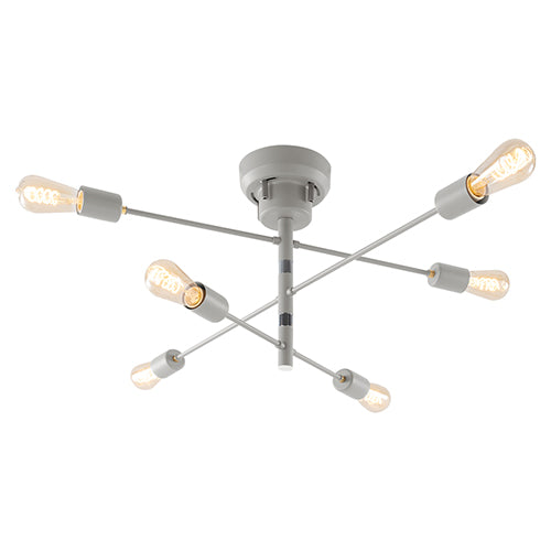 シーリングライト LED天井照明 6灯 アーム可動式 LIT000118 シーリングライト 6灯 シャンデリア シーリングライト LED