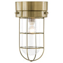 シーリングライト 1灯 マリンライト シーリングライト LED おしゃれ 照明器具 天井照明 ガラス マリンランプ レトロ 北欧 スチール 口金 e17 2畳 3畳 トイレ 寝室 玄関 ぼん家具