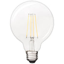 LEDフィラメント電球〔丸型〕 LED電球 ボール型 E26 60W ボール電球 電球色 昼白色 レトロ エジソン球 広配光 LEDフィラメント電球 ガラス 透明 クリア電球 フィラメント 95mm径 ぼん家具