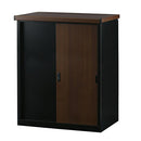 木目物置〔中〕 屋外収納庫 物置 スチール物置 木目 小型 屋外 おしゃれ スチール 棚 大容量 鍵付き 倉庫 庭 ベランダ 防錆 防水 引き戸 スライド DIY 防災用品 収納 ぼん家具