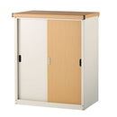 木目物置〔中〕 屋外収納庫 物置 スチール物置 木目 小型 屋外 おしゃれ スチール 棚 大容量 鍵付き 倉庫 庭 ベランダ 防錆 防水 引き戸 スライド DIY 防災用品 収納 ぼん家具