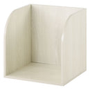 キューブボックス収納〔幅35cm・深型〕 キューブボックス 収納棚 収納ボックス 本棚 木製 おしゃれ 扉付き オープンラック 収納 引き出し スリム フラップ扉 ガラス 漫画 cd dvd ぼん家具