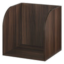 キューブボックス収納〔幅35cm・深型〕 キューブボックス 収納棚 収納ボックス 本棚 木製 おしゃれ 扉付き オープンラック 収納 引き出し スリム フラップ扉 ガラス 漫画 cd dvd ぼん家具