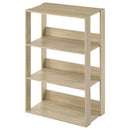 オープンラック〔幅60cm〕 オープンラック 3段 可動棚 収納棚 シェルフ 木目調 ディスプレイ リビング 北欧 ぼん家具