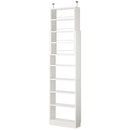 つっぱり式壁面収納ラック 本体〔薄型〕幅60cm×奥行26cm 本棚 突っ張りラック 大容量 収納棚 スリム おしゃれ オープンラック ブックシェルフ 薄型 漫画 収納 cd dvd 幅60 壁面 9段 ぼん家具