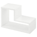 ディスプレイラック パズルラック L型 木製 本棚 オープンラック シェルフ 多目的収納 ディスプレイ ぼん家具