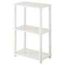 オープンラック オープンラック 3段  組立簡単 収納棚 薄型 シェルフ 隙間収納 木目調 サイドラック A4 ぼん家具