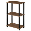 オープンラック オープンラック 3段  組立簡単 収納棚 薄型 シェルフ 隙間収納 木目調 サイドラック A4 ぼん家具