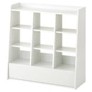 引き出し付きオープンラック 本棚 引き出し付き ブックシェルフ おしゃれ 大容量 ディスプレイラック 幅90 オープンラック 木製 可動棚 ロータイプ キッチン収納 リビング カウンター下 ぼん家具