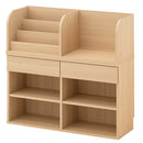 2WAY収納ラック 2way 絵本ラック おもちゃ箱 絵本棚 子ども おしゃれ コンパクト ランドセルラック 本棚 ランドセル 収納 ラック 木製 おもちゃラック キッズルーム ぼん家具