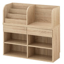 2WAY収納ラック 2way 絵本ラック おもちゃ箱 絵本棚 子ども おしゃれ コンパクト ランドセルラック 本棚 ランドセル 収納 ラック 木製 おもちゃラック キッズルーム ぼん家具