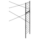 ユニットラック〔追加連結フレーム・4段ラック用〕 連結フレーム 4段ラック用 本体別売り 当店 ユニットラック 専用 4段ラック 連結可能 追加 フレーム ユニットシェルフ スチール ラック 付け足し ぼん家具