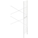 ユニットラック〔追加連結フレーム・5段ラック用〕 連結フレーム 5段ラック用 本体別売り 当店 ユニットラック 専用 5段ラック 連結可能 追加 フレーム ユニットシェルフ スチール ラック 付け足し ぼん家具