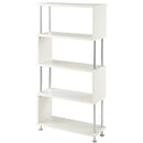 オープンラック〔4段タイプ〕 オープンラック DVDラックCDラックDVD収納コミックラックデザイン家具壁面収納木目調シェルフ多目的ラック本収納 オープンラック 4段タイプ ぼん家具