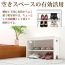 天然木玄関ベンチ 玄関ベンチ 玄関収納 収納ベンチ シューズラック ベンチ おしゃれ スリム 奥行25 幅60 天然木 椅子 靴 収納棚 2段 薄型 省スペース ぼん家具