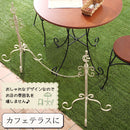 チェーンポール〔2本セット〕 チェーンスタンド 車止め 2本セット チェーンポール おしゃれ 駐車場 置くだけ 工事不要 diy 玄関 庭 ぼん家具