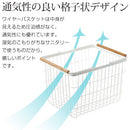 ランドリーバスケット〔Mサイズ〕 ランドリーバスケット ランドリー収納 脱衣所 洗面所 収納 かご バスケット 持ち手 カゴ 洗濯物 衣類 洗剤 タオル 洋服 洗濯物入れ 山崎実業