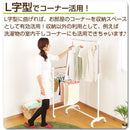 3WAYハンガーラック ハンガーラック キャスター付き スリム 押入れ パイプハンガー ダブル 洋服掛け 大容量 パイプ 二段 折りたたみ 伸縮 コンパクト スチール ズボン 収納 おしゃれ ぼん家具