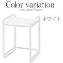 伸縮レンジラック レンジラック 伸縮式 キッチンラック 冷蔵庫ラック おしゃれ トースターラック キッチン 収納 カウンター上 北欧 棚 調味料 tower タワー 山崎実業