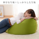 ビーズクッションソファ〔Lサイズ〕 クッション ビーズクッション 座椅子 背もたれクッション おしゃれ 座布団 フロアクッション もちもちクッション 背もたれ 椅子 ソファ 枕 抱き枕 ビーズ ぼん家具