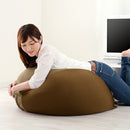 ビーズクッションソファ専用カバー〔Lサイズ〕 クッションカバー ビーズクッション 専用カバー 替えカバー 60cm 布地 ファブリック カバー 洗える クッションソファーカバー 四角 大きめ 大きい 北欧 おしゃれ ぼん家具