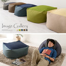 ビーズクッションソファ専用カバー〔Lサイズ〕 クッションカバー ビーズクッション 専用カバー 替えカバー 60cm 布地 ファブリック カバー 洗える クッションソファーカバー 四角 大きめ 大きい 北欧 おしゃれ ぼん家具