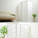 パーテーション パーテーション おしゃれ 衝立 間仕切り 折りたたみ パーティション 和室 リビング オフィス 3連 木製 スクリーン 不織布 ぼん家具